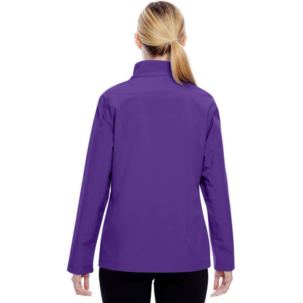 Team 365 Ladies' Leader Soft Shell Jacket - TT80W - Sport Purple - Picture 2 of 3